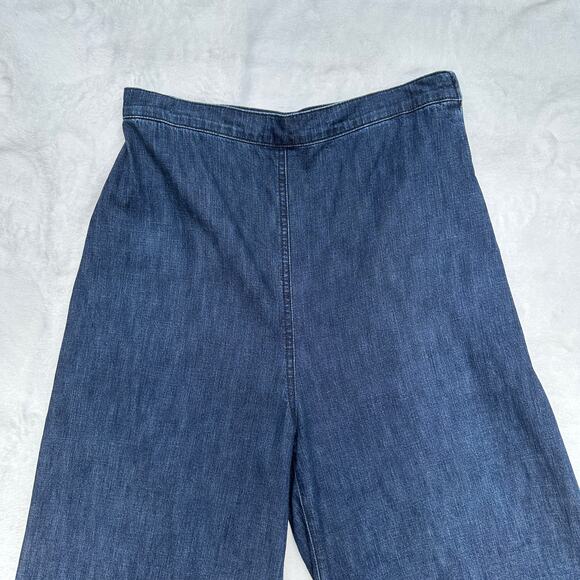 Rachel Comey Absolute Pant Wide Leg Flare Jeans Dark Indigo Denim Size 4 EUC - Picture 12 of 16